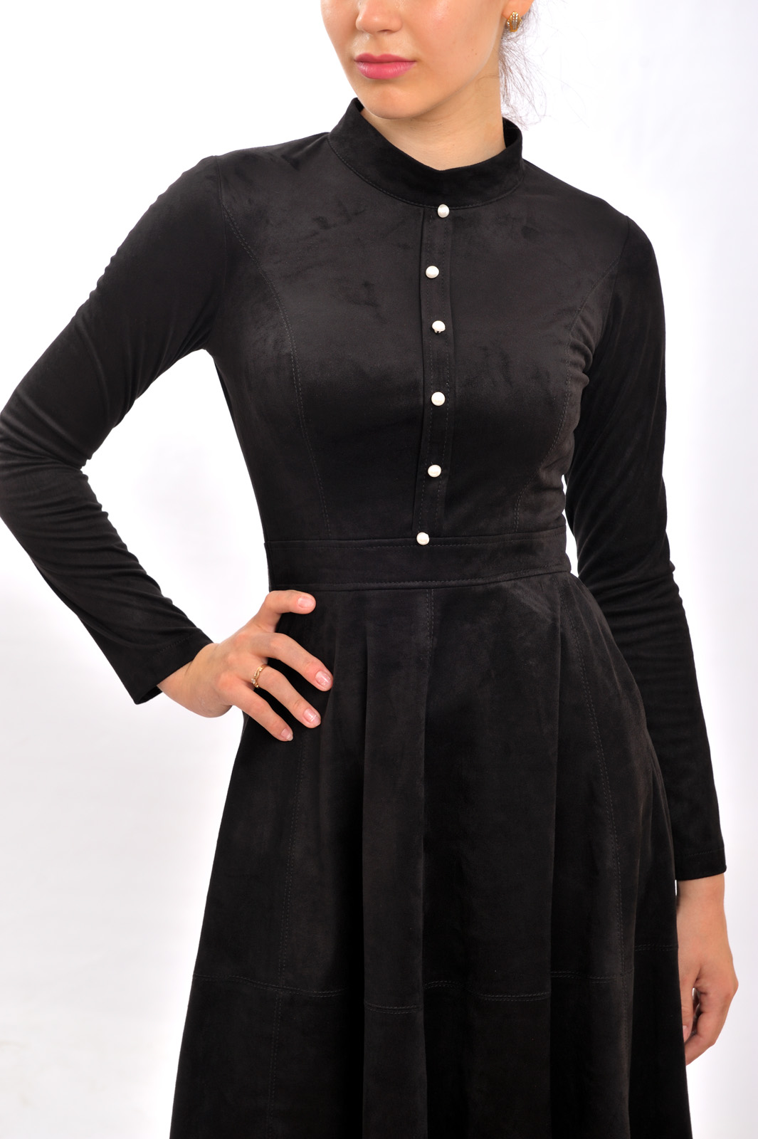 

Платье Wear me с имитацией планки XL Чёрный 1w/19/29