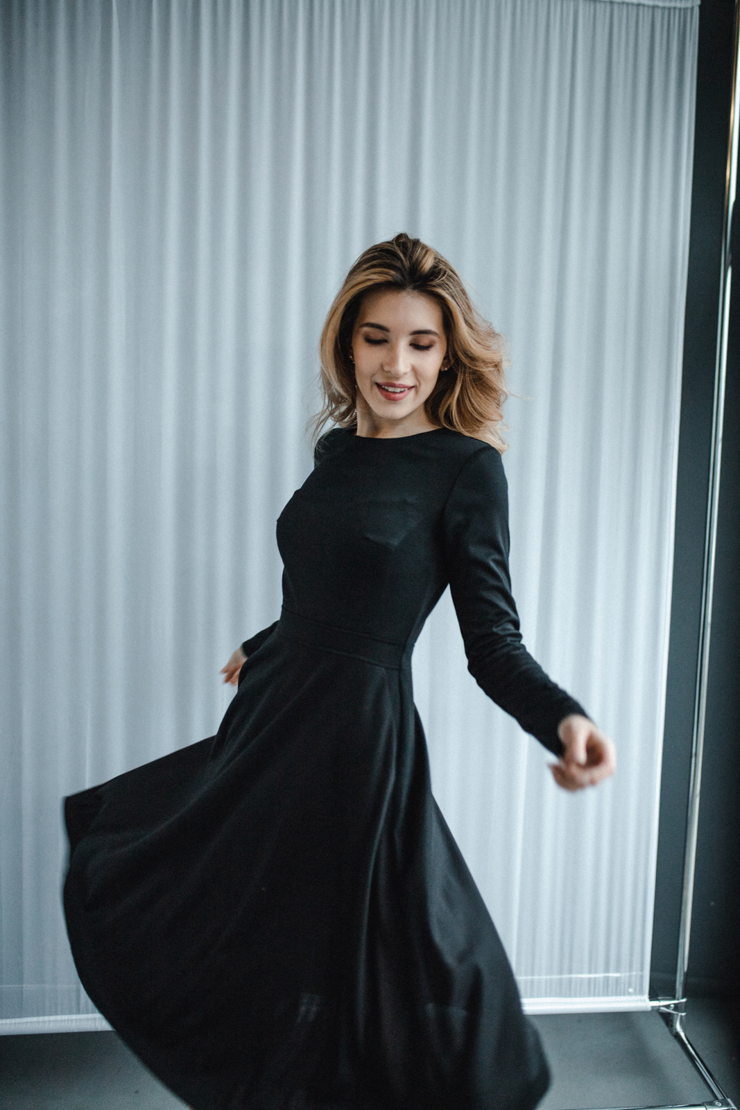 

Платье Wear me клеш S Чёрный 2w/19/29