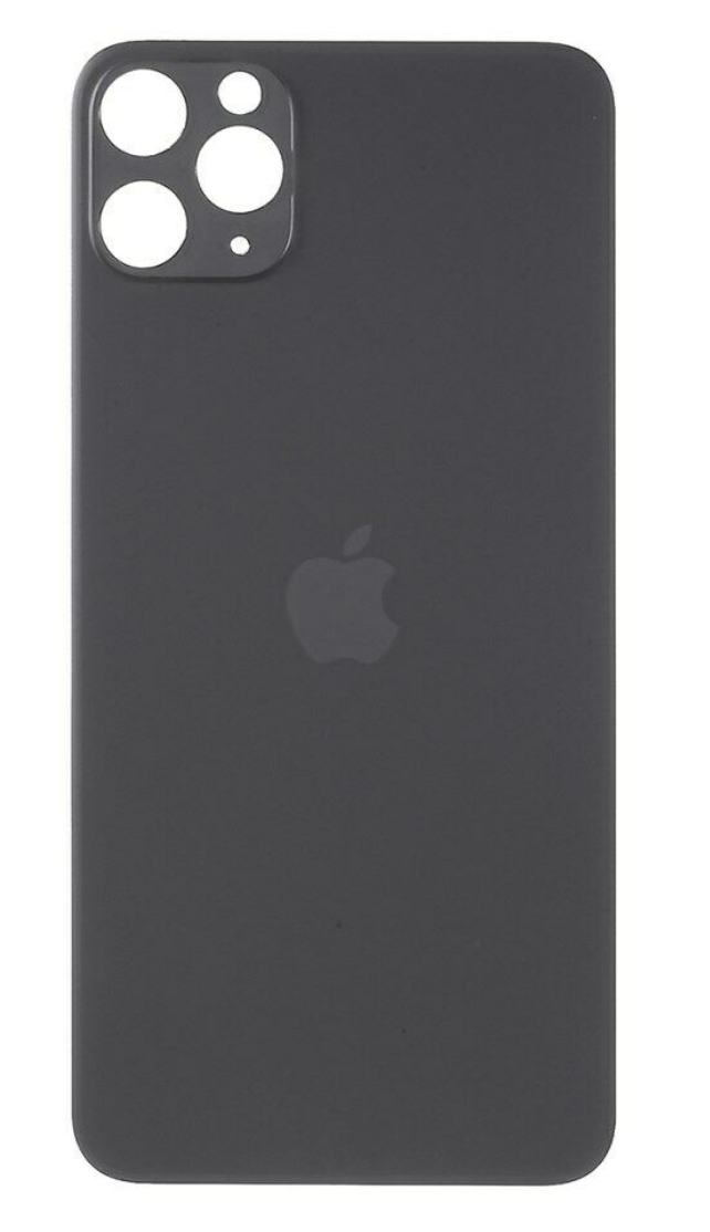 

Задняя крышка для iPhone 11 Pro Max, серая, Space Gray,Original (PRC) , в комплекте стекло камеры