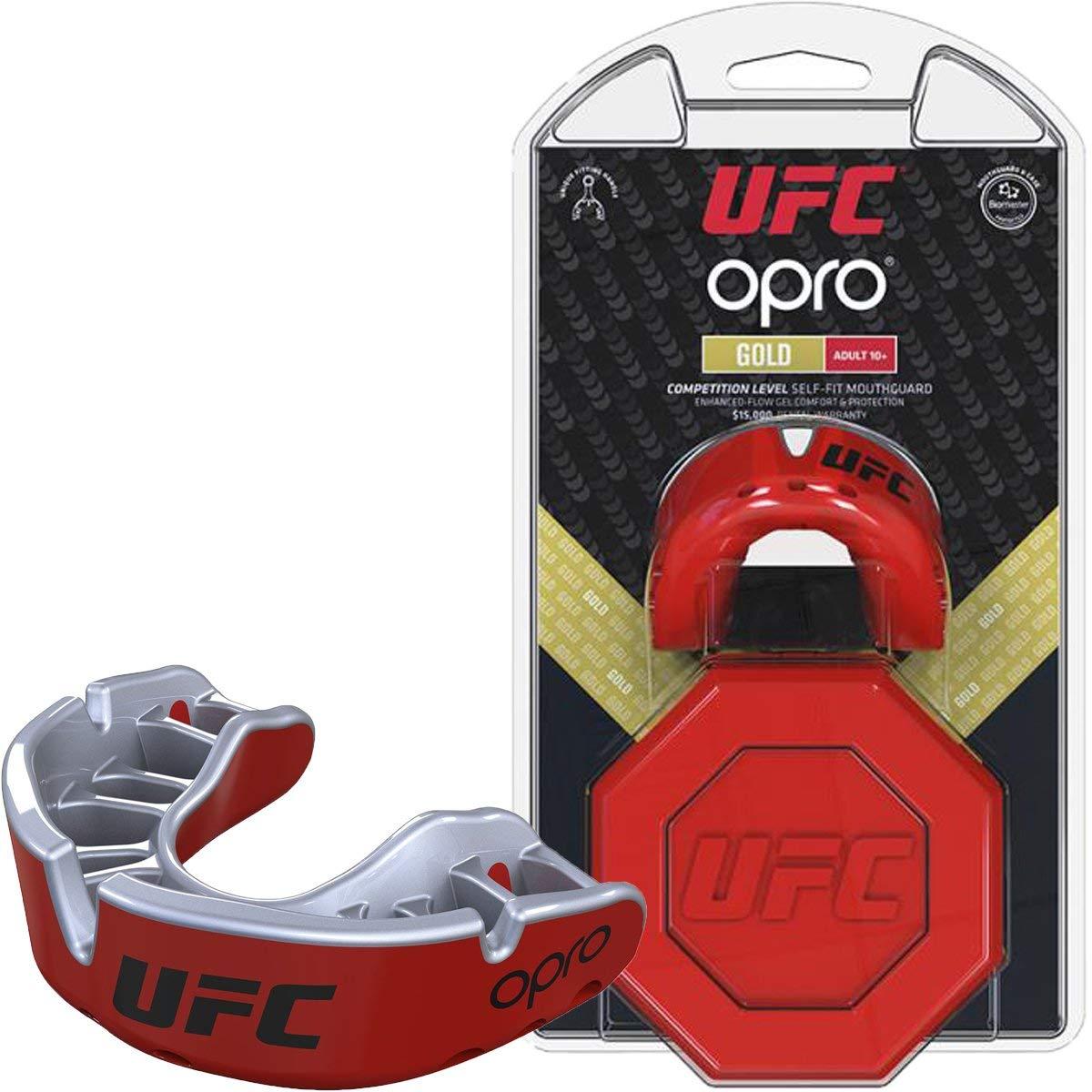 

Капа Opro Gold UFC (002260002) Red Metal/Silver