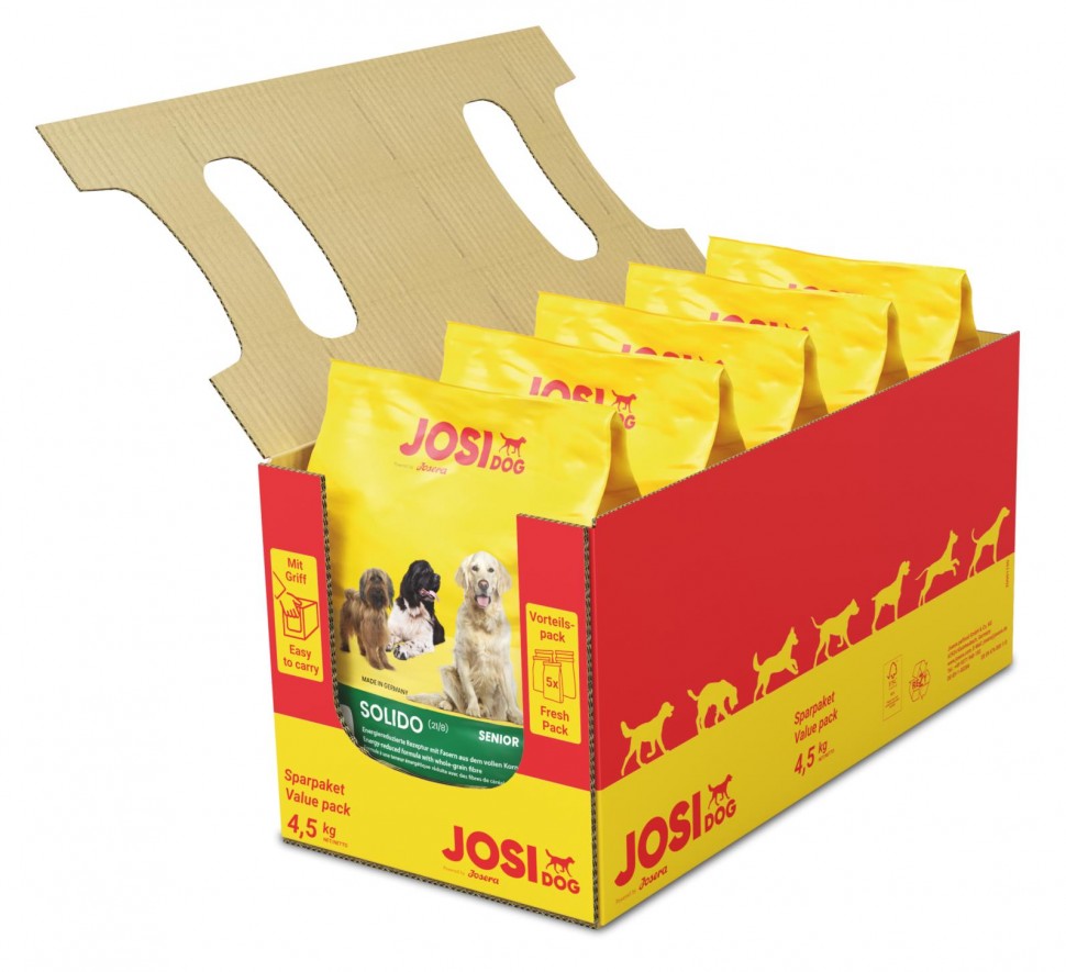 

Сухой корм Josera Josidog Solido для малоактивных и пожилых собак 4.5 кг