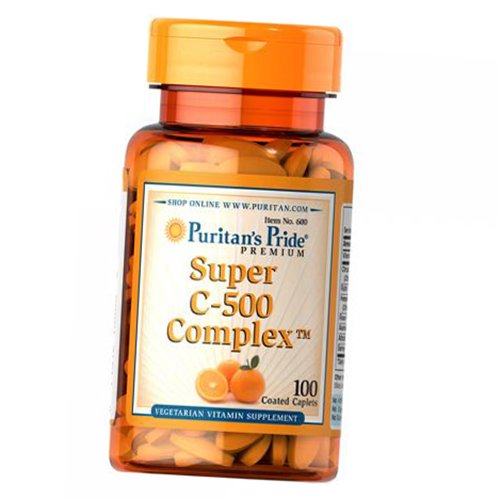 

С-500 Комплекс, Super C-500 Complex, Puritan's Pride 100каплет (36367193)