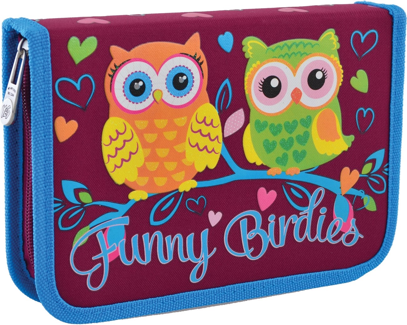 

Пенал Yes Funny Birdies твердый одинарный с клапаном 1 отделение Разноцветный (532156)