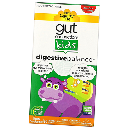 

Gut Connection Kids Digestive Balance Country Life 60таб (71124020)