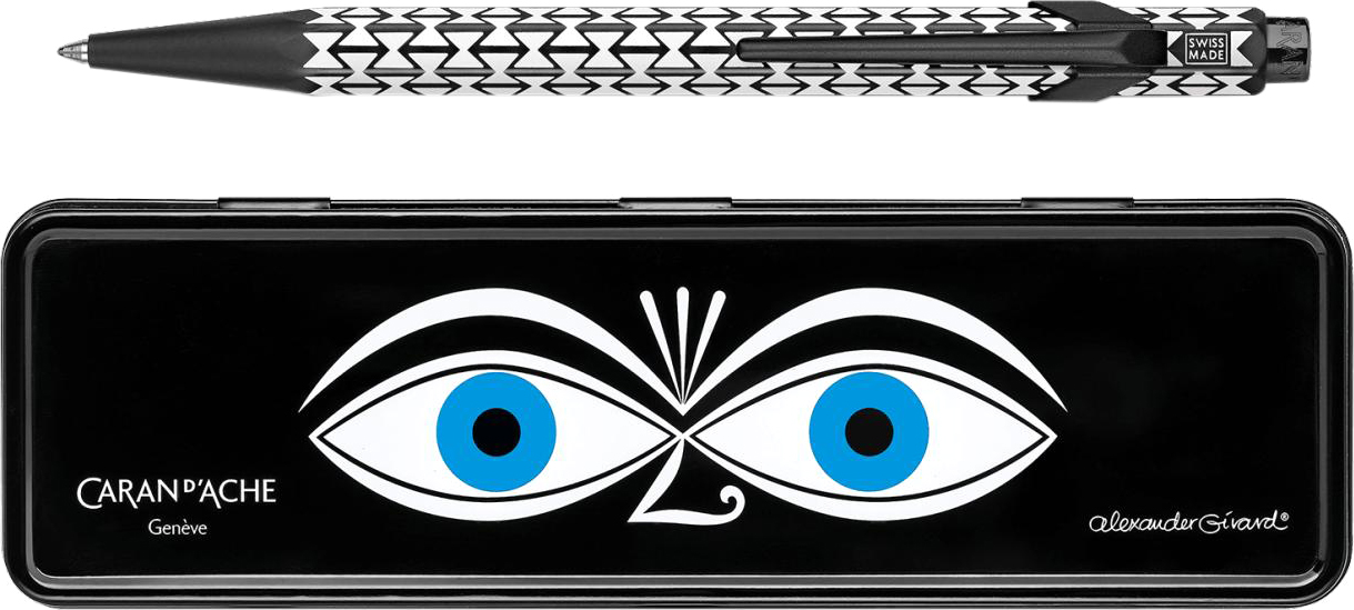 

Ручка шариковая Caran d'Ache 849 Alexander Girard Синяя 0.7 мм Черный корпус в подарочном футляре (7630002338820)