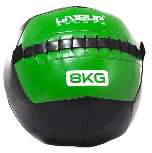 

LiveUp Мяч для кроссфита Wall Ball 8кг Черно-зеленый (56396020)