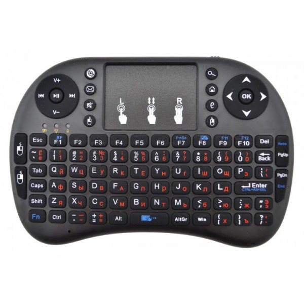 

Беспроводная русская клавиатура с тачпадом NicePrice Rii mini i8 2.4G