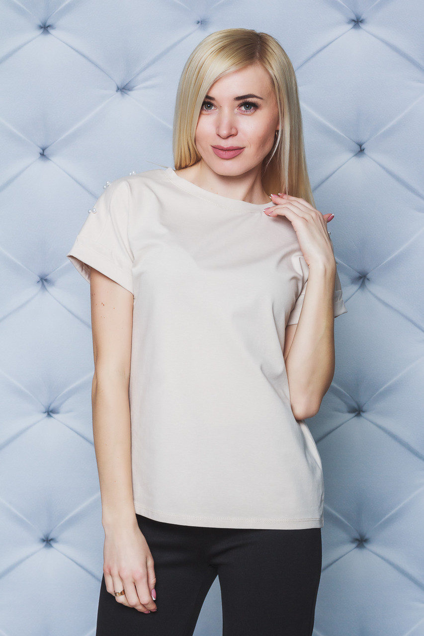 

Футболка Versal 02143/36 - Бежевая, Футболка Versal 02143/36 52-54 Бежевая