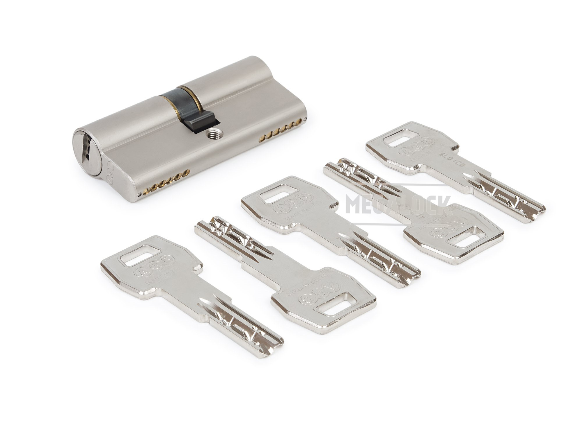 

Цилиндр AGB SCUDO 5000 PS 75 мм (30/45) ключ/ключ матовый никель (СА0016.25.40)