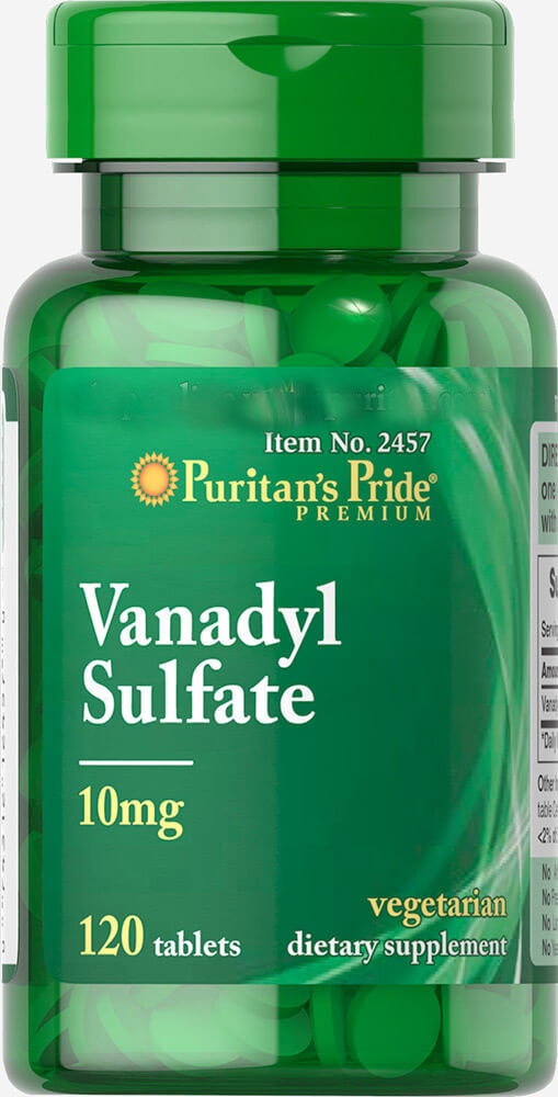 

Специальный продукт Puritan's Pride Vanadyl Sulfate 10 mg 120 таблеток (4384301675)