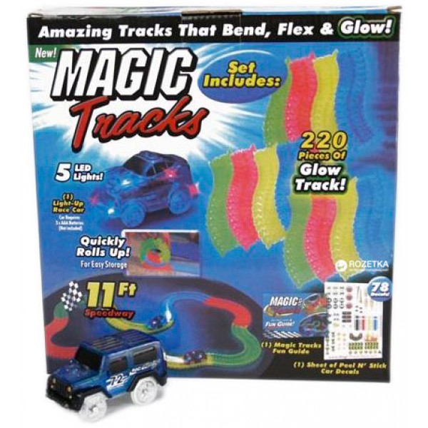 

Гоночная трасса для тетей Magic Tracks Game Toys на 220 деталей