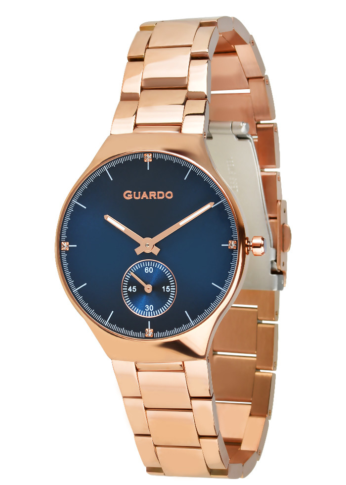 

Часы женские Guardo B01398-(2)-5 розово-золотые