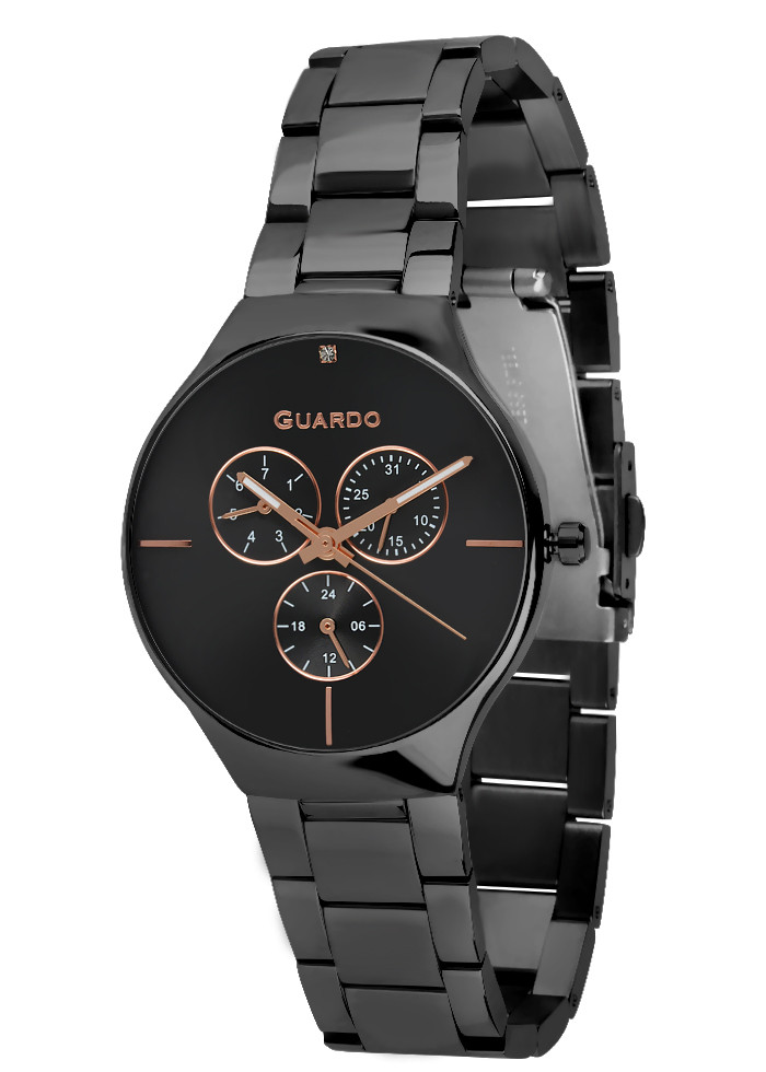 

Часы женские Guardo B01398-(1)-6 черные