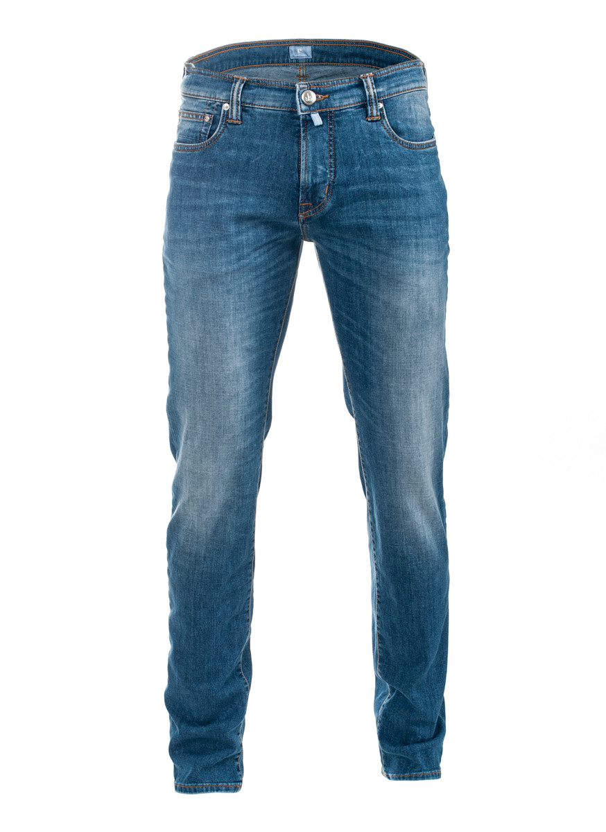 

Мужские джинсы Pierre Cardin с потертостью 30/34 Синие (А:1500/53 М:30031)