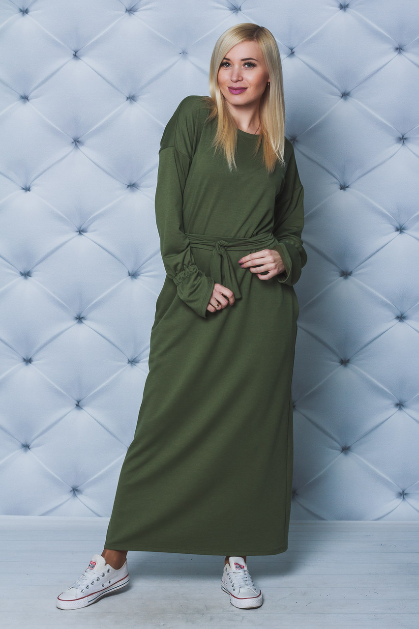 

Платье Versal 02094/1  Хаки, Платье Versal 02094/1 46 Хаки