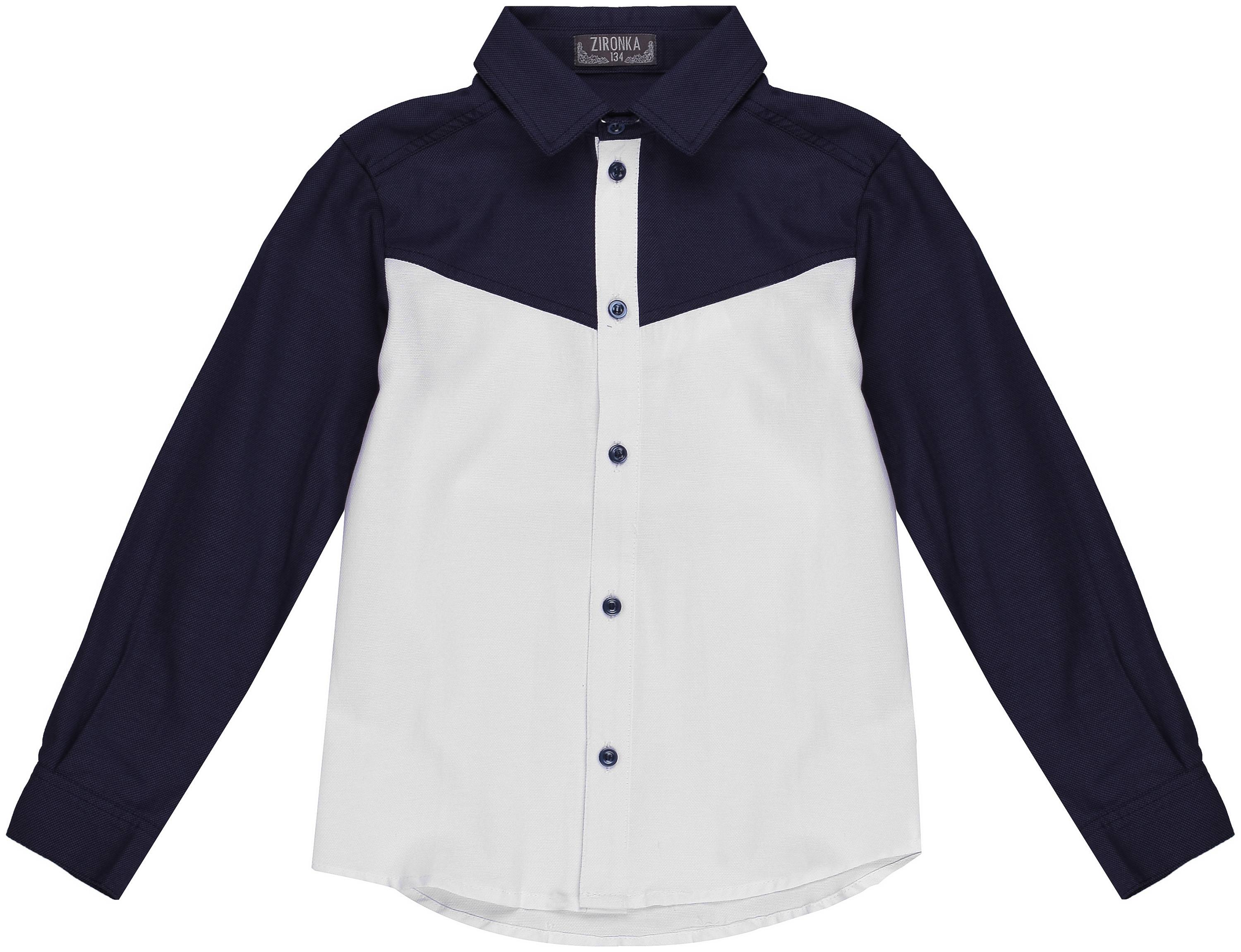 

Рубашка Zironka Luxury Collection 42-9007-2 152 см Синяя с белым (ROZ6205115769)
