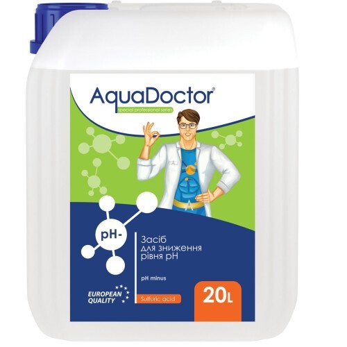 

Жидкое средство для снижения pH AquaDoctor pH Minus (Серная 35%) 20л