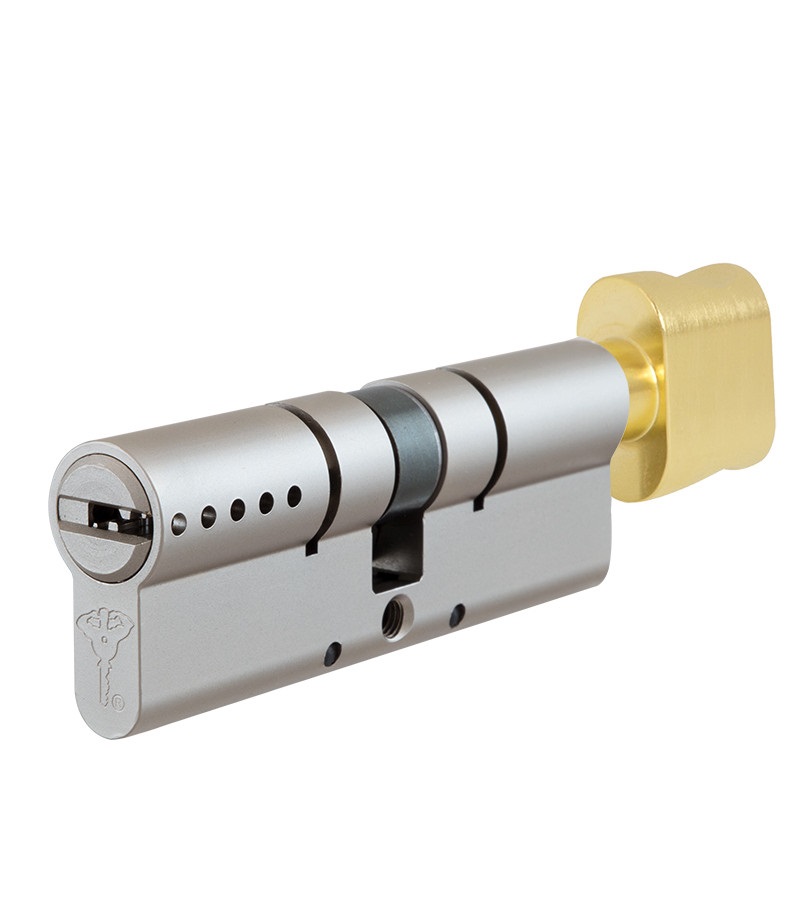 

Цилиндр mul-t-lock ClassicPro 100мм (50х50) ключ/тумблер латунь матовая MTL7000015298