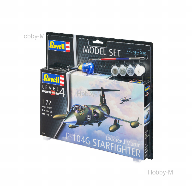 

Подарочный набор с моделью истребителя F-104 "Старфайтер" 1:72 Revell (RVL-63904)