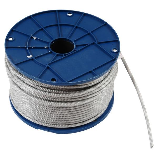 

Трос стальной Apro 8 мм х 100 м в оплетке DIN 3055 (WR-PVC8)