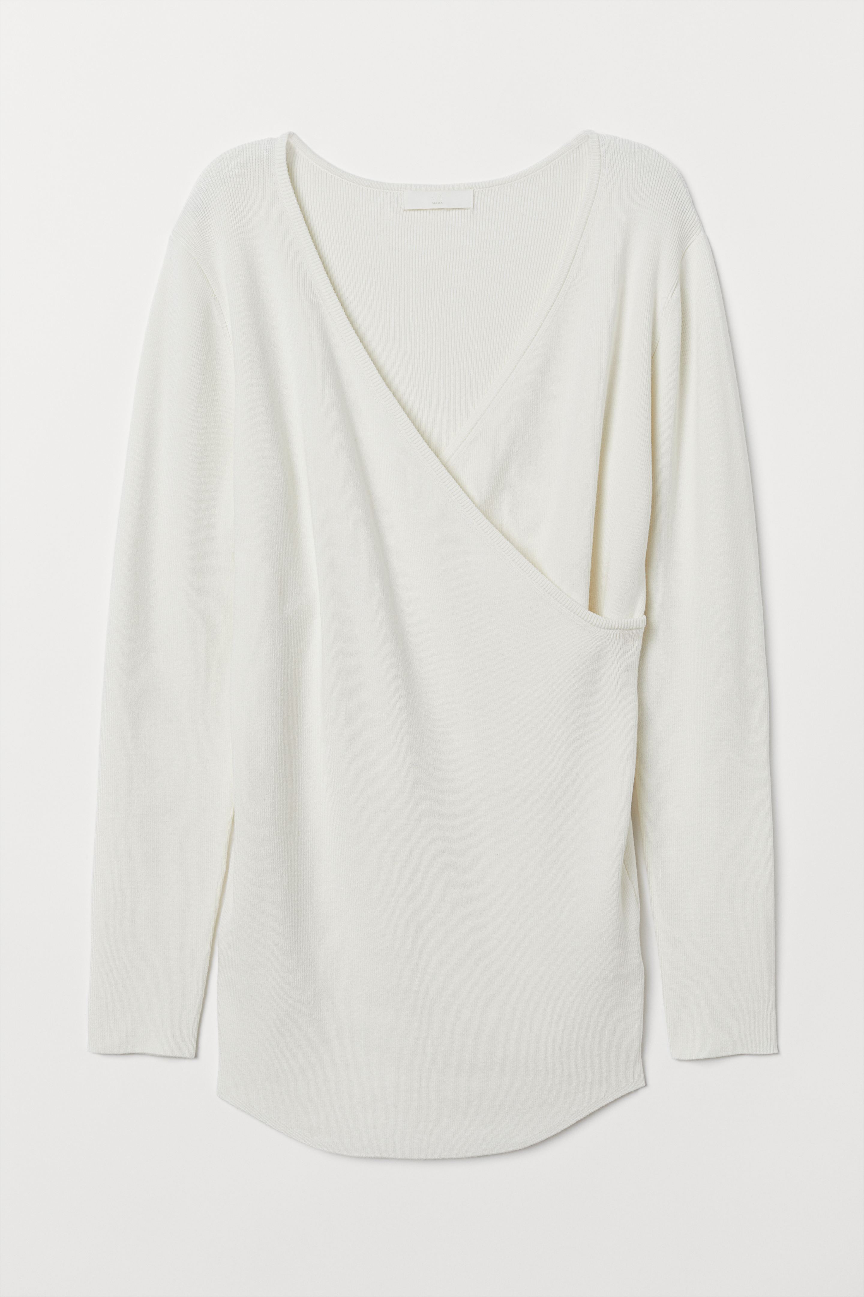 

Пуловер для беременных H&M XL белый 7073079