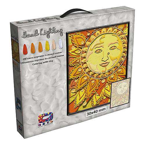 

Картина из глины "Moon Light Clay. Солнце" ОКТО (70075)