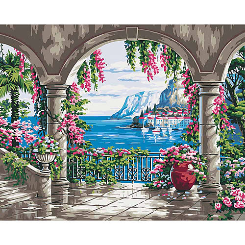 

Рисование по номерам "Райское место 2" 40*50 см Идейка (КНО2235)