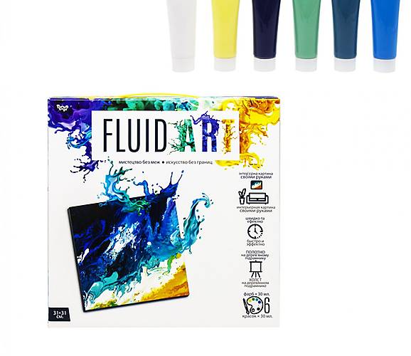 

Набор для творчества "Fluid art" №2 DANKO TOYS (FA-01-02)