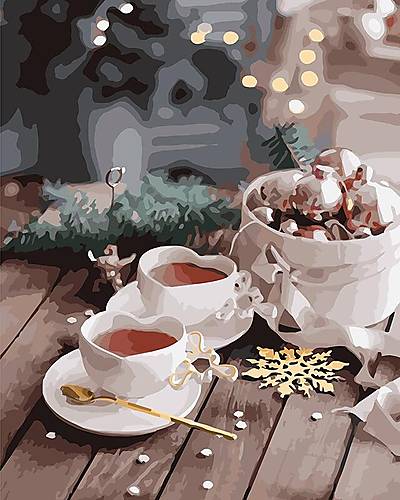 

Рисование по номерам "Вкус праздника" 40*50см Идейка (КНО5570)