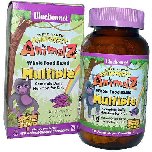 

Bluebonnet Nutrition Animalz Multiple 180таб Виноград (36393076)