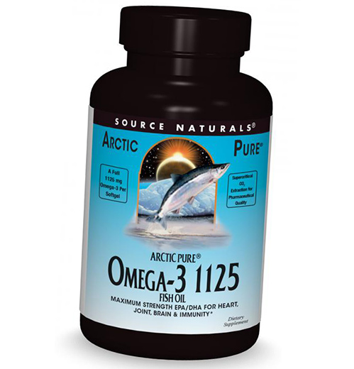 

Omega-3 Fish Oil 1125 Source Naturals 60гелкапс (67355003)