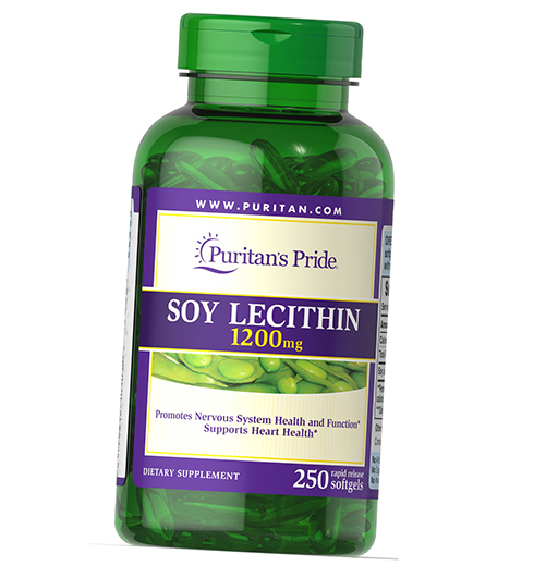 

Соевый Лецитин, Soy Lecithin 1200, Puritan's Pride 250гелкапс (72367004)