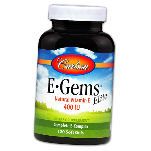 

Витамин Е, E-Gems Elite, Carlson Labs 120гелкапс (36353045)