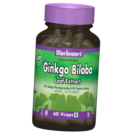 

Гинкго Билоба, Ginkgo Biloba, Bluebonnet Nutrition 60вегкапс (71393002)