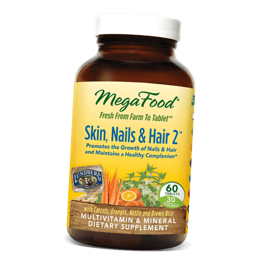 

Mega Food Skin Nails & Hair 2 60таб (36343015)