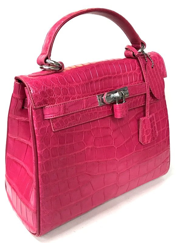 

Сумка из кожи крокодила (BCM 723 Pink) малиновый