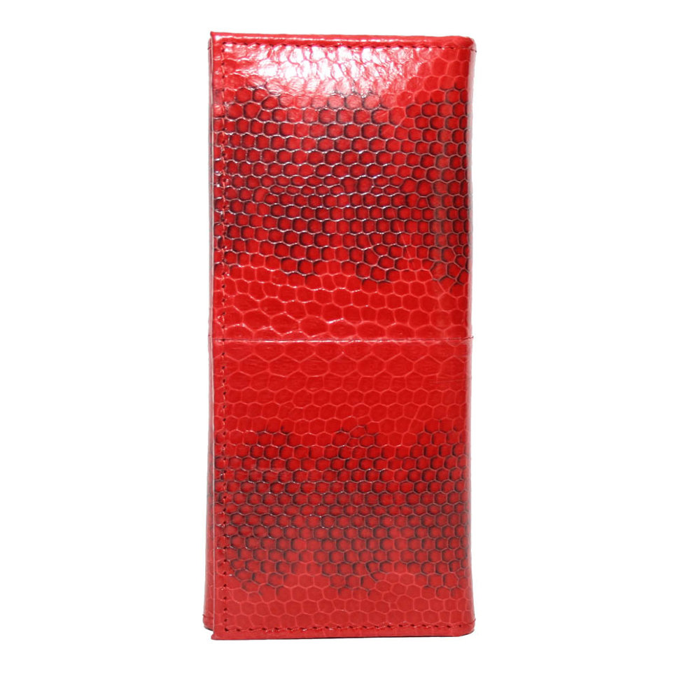 

Ключница из кожи морской змеи (SNKH 01 Fire red) красный