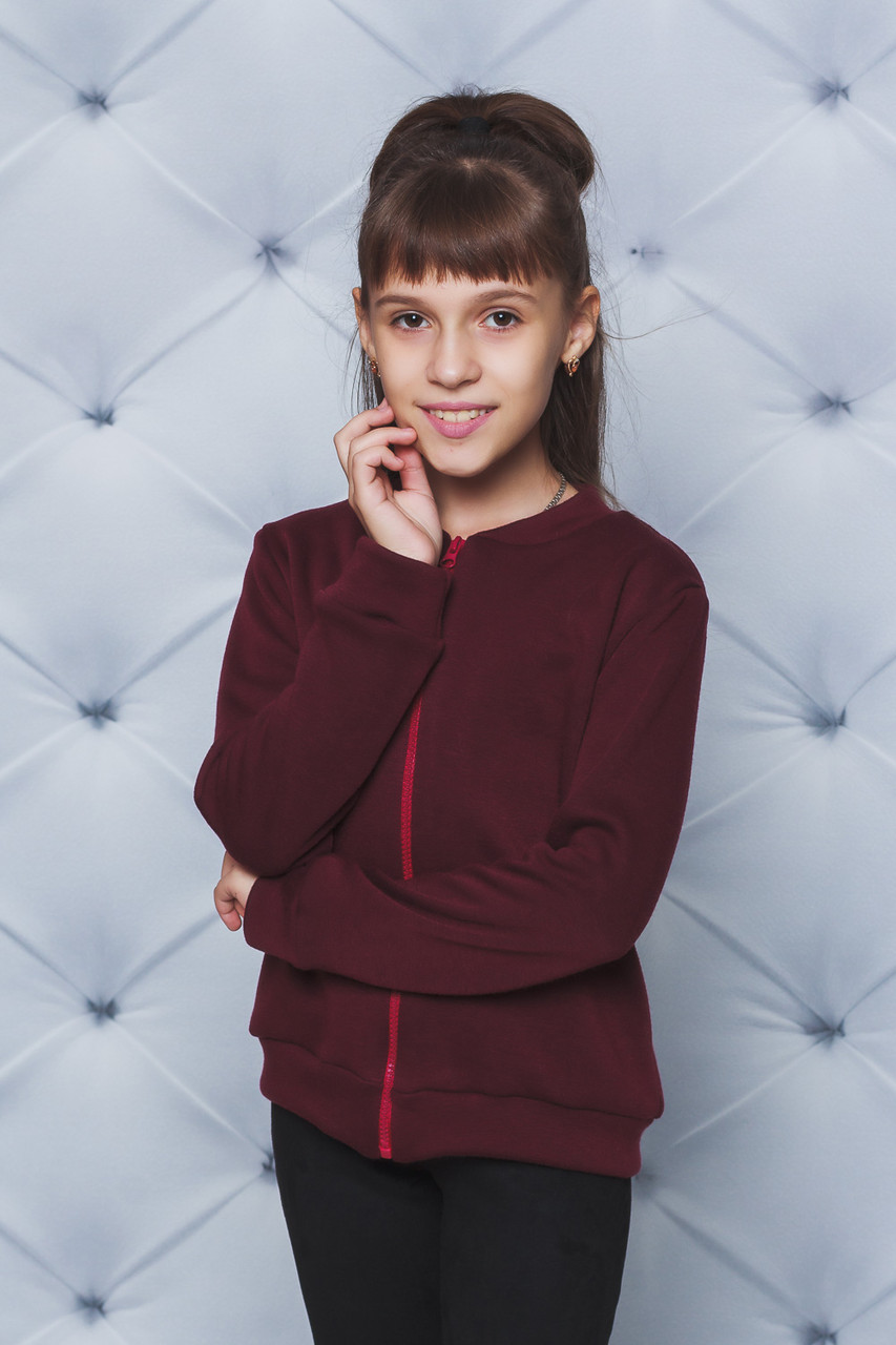 

Бомбер Versal 02365 152 Бордовый