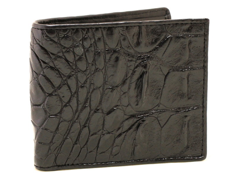 

Кошелек мужской из кожи крокодила (crm-11302 Black) черный
