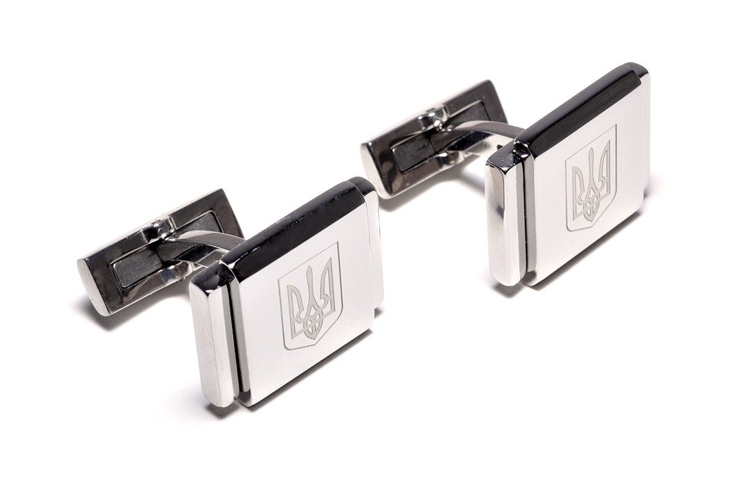 

Запонки Belvedero Silver Trident 00019cs классические украинская символика
