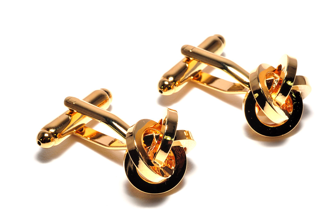 

Запонки Pasadore Golden Knot 22341cg золотые узлы