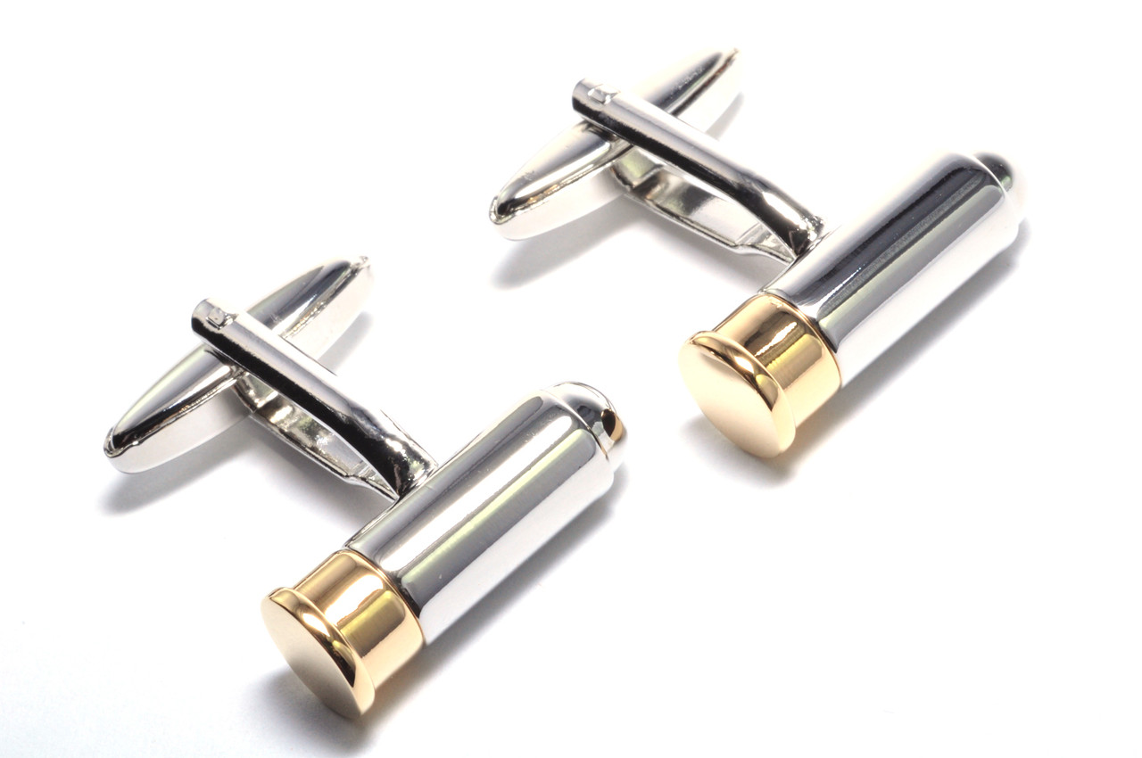 

Запонки Pasadore Пуля 02404cs серебристые