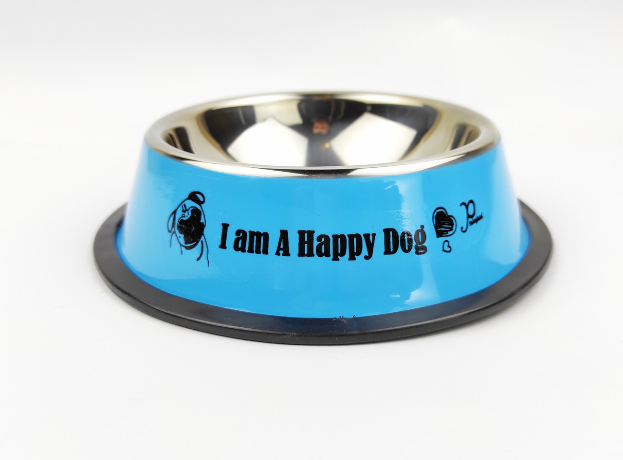 

Миска для собак металлическая DogClub Print 250ml