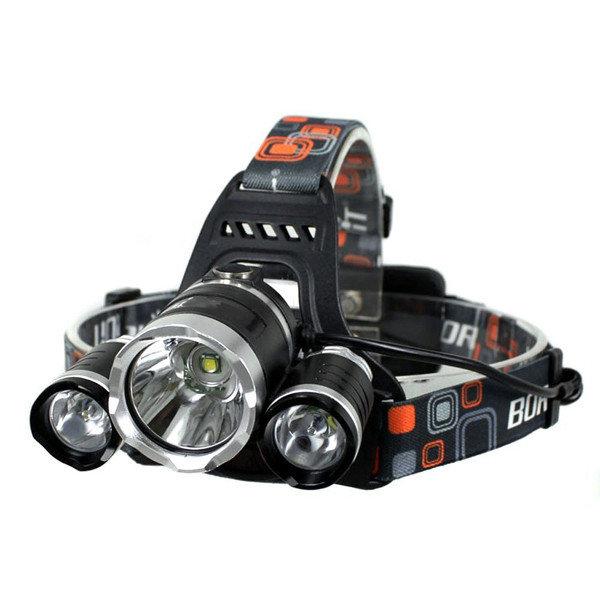 

Фонарик налобный фонарь 3 LED лампы Bailong RJ 3000 T6 (0246)