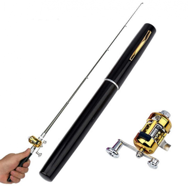 

Удочка складная телескопическая в виде ручки портативная Fishing Rod