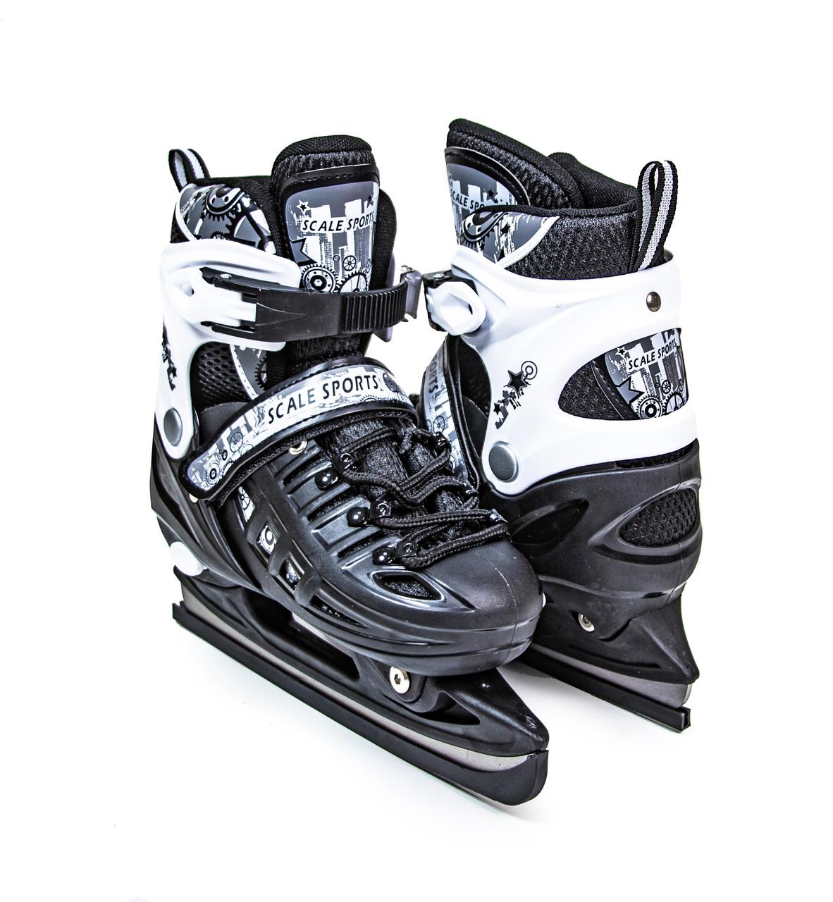 

КОНЬКИ РАЗДВИЖНЫЕ SCALE SPORT BLACK Р. 29-33