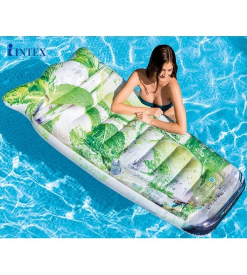 

Intex 58778 Надувной матрас-плотик Мохито 178x91 см
