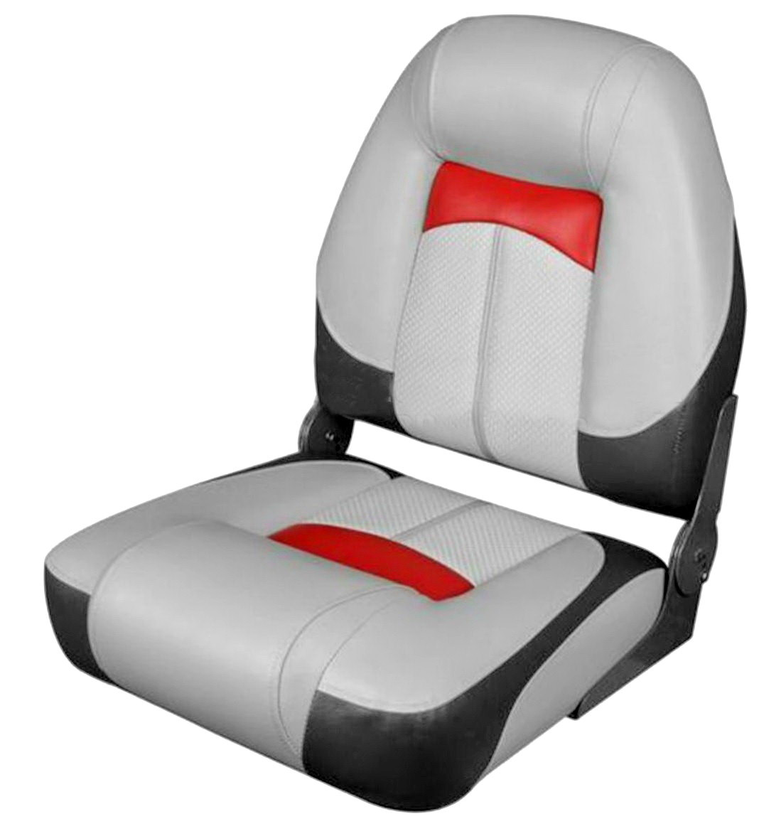 

Сиденье в катер Premium High Back Серый/Уголь/Красный
