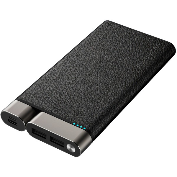 

Портативное зарядное устройство Puridea X01 10000mAh Li-Pol +TYPE-C Leather Black (X01-Black)