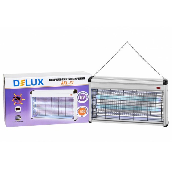 

Уничтожитель ловушка для насекомых Delux AKL-31 2x15W 100м.кв.